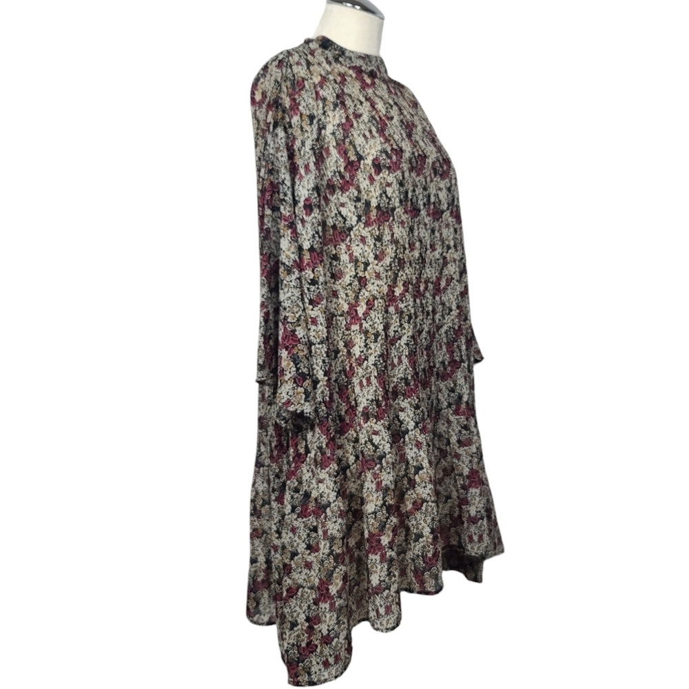 Zara Basic Collection Mock Neck Cropped Sleeves L… - image 4